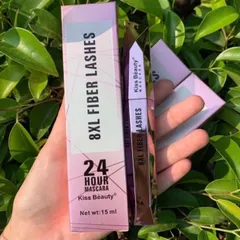 Mascara vỏ hồng làm dày và dài mi của kiss beauty