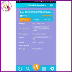 SALE 03/08 Dầu gội Biotin & Collagen 385g USA