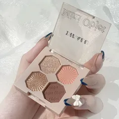 Bảng Phấn Mắt Nhũ Dikalu Mini Object 4 Ô Màu