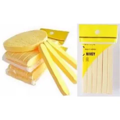 Combo 12 Bọt biển rửa mặt Chivey Japan