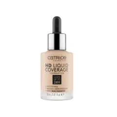 Kem nền Catrice HD Liquid Coverage kiềm dầu che khuyết điểm tự nhiên 30ml Chính Hãng