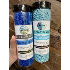(Tặng que gỗ wax lông) Sáp wax lông hạt đậu HARD WAX BEANS hộp 400g (giao mùi ngẫu nhiên)