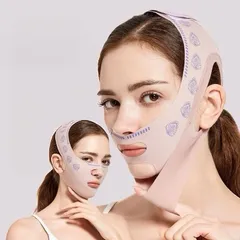 Mặt nạ ngủ điêu khắc khuôn mặt làm đẹp, Mặt nạ giảm béo hình chữ V, tái sử dụng - Chống lão hóa (xài nhiều lần)