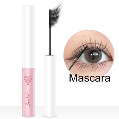 Chải mi Mascara chống thấm nước dài cong dày đầu cọ mịn trang điểm dài