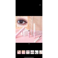 Chải mi Mascara chống thấm nước dài cong dày đầu cọ mịn trang điểm dài