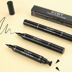 Bút kẻ mắt 2 đầu không thấm nước YNA157 Không lem, chống trôi nhanh khô