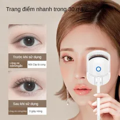 Máy uốn mi nhiệt thông minh giúp tạo điểm nhấn đôi mi cong xinh xắn, Uốn mi điện với thiết kế nhỏ gọn tiện lợi