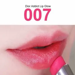 Son Dưỡng Di.or Lip Glow - Màu 007 Raspberry – một sắc son hồng tươi tắn, mê hoặc mọi ánh nhìn