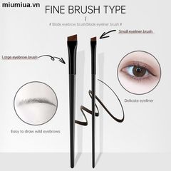 Cọ Kẻ Mắt/Lông Mày Đầu Cọ Hình Lưỡi Dao Siêu Mỏng Độ Chính Xác Cao Tiện Lợi