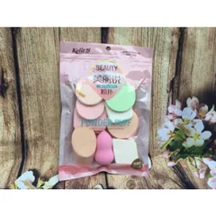 Set 13 bông mút đánh kem phấn Beauty KELI sạch sẽ tiết kiệm