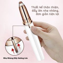 Bút Tỉa Lông Mày Làm Đẹp Đa Năng Có Thể Sạc Lại Kèm Dụng Cụ Cạo Lông Mày