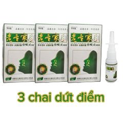 Xịt xoang mũi nội địa Trung thảo dược, chiết xuất từ các loại cây cỏ
