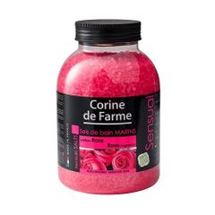 Muối tắm Corine de Farme - Hương Hoa Hồng 1.3Kg - Chăm sóc da, Thư giãn, Giảm stress, Đặc biệt cho mọi loại da