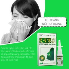 Chai Xịt Mũi Xoang Hỗ Trợ Dứt Điểm Xoang Cấp Và Mãn Tính Nội Địa Trung