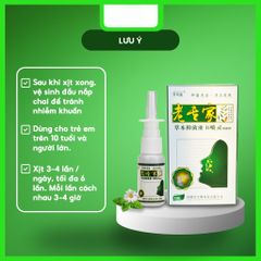 Xịt mũi viêm xoang Jimingtang hỗ trợ vệ sinh, cải thiện tình trạng ngạt mũi - Hộp 20ml Jimingtang