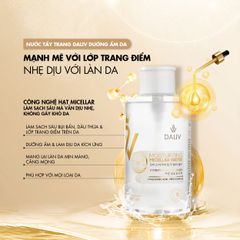 Nước Tẩy Trang Daliv Hàn Quốc 500ML - Dưỡng Ẩm Da, Làm Sạch Hiệu Quả, Phù Hợp Mọi Loại Da, Không Kích Ứng