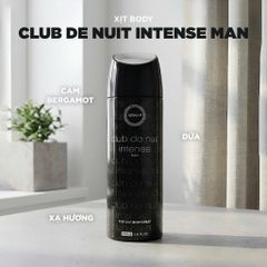 Xịt thơm toàn thân Armaf Club De Nuit Intense Man Perfume Body Spray 200ml