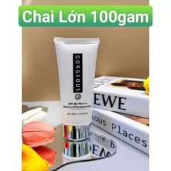 Kem chống nắng múi xù gorgeous trắng da, chống nước lâu trôi tuýp lớn 100g SPF50+PA+++