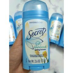 LĂN KHỬ MÙI DẠNG SÁP DÀNH CHO NỮ SECRET PH BALANCED POWDER FRESH 24H hàng Thái 73g