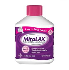 Giúp hỗ trợ nhuận tràng, giảm táo bón MiraLAX Powder Laxative 30 liều lượng (510g)