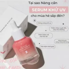 Tinh chất Chống Nắng Nâng Tone Serum Lovelycc Pink +Tinh Chất Feelxo Glacier Air-Fit Tone Up Sun SPF 50+ PA++