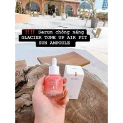 Tinh chất Chống Nắng Nâng Tone Serum Lovelycc Pink +Tinh Chất Feelxo Glacier Air-Fit Tone Up Sun SPF 50+ PA++