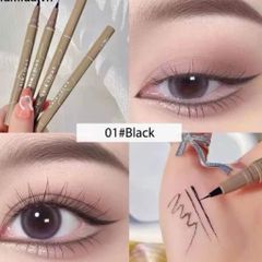 Bút kẻ mắt dạng lỏng, không thấm nước, khô nhanh, không nhòe