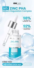 SERUM KIỂM SOÁT DẦU SINH HỌC MDCARE ZINC–PHA Dual Zinc System -  Điều hòa tuyến bã từ cơ chế sinh học