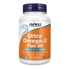 Viên uống bổ sung dầu cá Omega-3 Ultra Now Foods (500 EPA / 250 DHA) 90 viên DATE XA NK