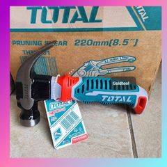 (T17) BÚA NHỔ ĐINH MINI TOTAL THCH61008D 220G NHỎ GỌN CẦM CHẮC TAY