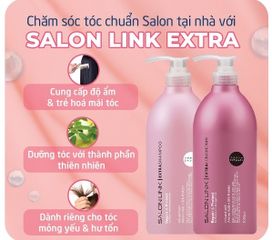 Dầu Gội Xả Kumano Salon Link Phục Hồi Cho Tóc Yếu 1000ml Extra Conditioner