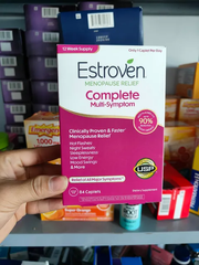 Cân bằng nội tiết tố cho phụ nữ tiền mãn kinh Estroven Complete Multi-Symptom Menopause Relief 84 Capletsn Auth usa