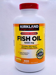 Dầu cá Kirkland Signature Fish Oil 1000mg 400 viên