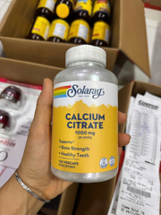 Viên nang Canxi Citrate Solaray, 1000mg, 120 viên
