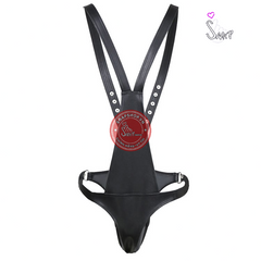 (Snapshop) Bộ Bodysuit Da Cosplay Bondage Allure Men M1 Chính Hãng