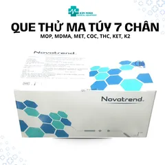 Que test 7 chân Novatrend phát hiện 7 chất MOP, MDMA, MET, COC, THC, KET, K2