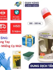 SMART TS-Nước tẩy rửa làm trắng đồ sứ,bồn cầu,rửa toilet, bồn tắm,sạch nhanh không hỏng men300/500ml