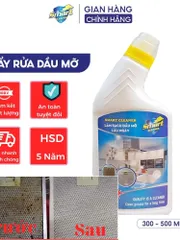 SMART CLEANER - Nước tẩy rửa dầu mỡ lâu ngày - SMART làm sạch nhanh xoong nồi, máy hút mùi 300/500ml