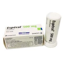 Viên uống bỏ giải rượu Esperal 500mg Pháp Hộp 20 viên Che tên