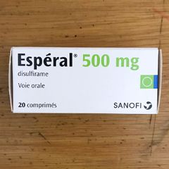 Viên uống bỏ giải rượu Esperal 500mg Pháp Hộp 20 viên Che tên
