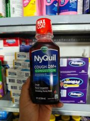 Chai siro ho Vicks NyQuil Cough DM+ Congestion 354ml