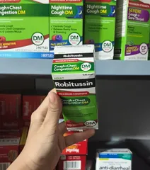   giảm ho, đau ngực Robitussin Cough+Chest Congestion DM 118ml
