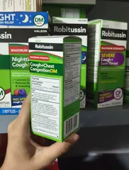   giảm ho, đau ngực Robitussin Cough+Chest Congestion DM 118ml