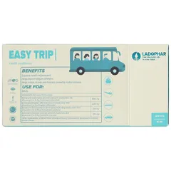 Easy Trip hỗ trợ cải thiện buồn nôn, chóng mặt do say tàu xe hộp 10 gói x 15ml