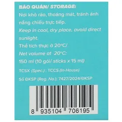 Easy Trip hỗ trợ cải thiện buồn nôn, chóng mặt do say tàu xe hộp 10 gói x 15ml