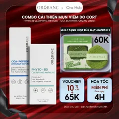 Combo Orobanc Cải Thiện Mụn, Phục Hồi Da Do Cort - Phyto B3 Acne Ampoule 20ml + Cica Peptide Serum 30ml