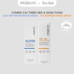 Combo Orobanc Dưỡng Sáng, Mờ Thâm, Ẩm Mịn Phục Hồi Da - Cica Peptide Serum 30ml + Asta B3 Serum 30ml