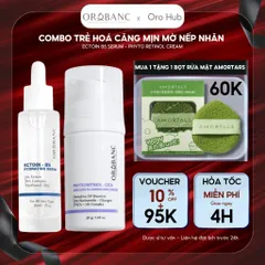 Combo Orobanc Trẻ Hoá Căng Mịn Mờ Nếp Nhăn - Ectoin B5 Serum 30ml - Phyto Retinol Cream 30gr