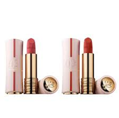 Set Son Lancôme L'Absolu Rouge Limited Drama Matte - Bộ 2 Màu Hồng Tươi & Đỏ Đậm, Quà Tặng Sang Trọng Cho Phái Đẹp NK CN