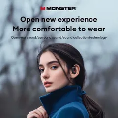 Tai Nghe Bluetooth TWS Monster MQ022, Bluetooth 5.4, HIFI 3D, Pin Lâu, Game Mode, Lọc Ồn Thông Minh